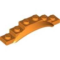 Lego auto blatník 1 1/2x6x1, oranžová (4523568, 4621801, 6207476)